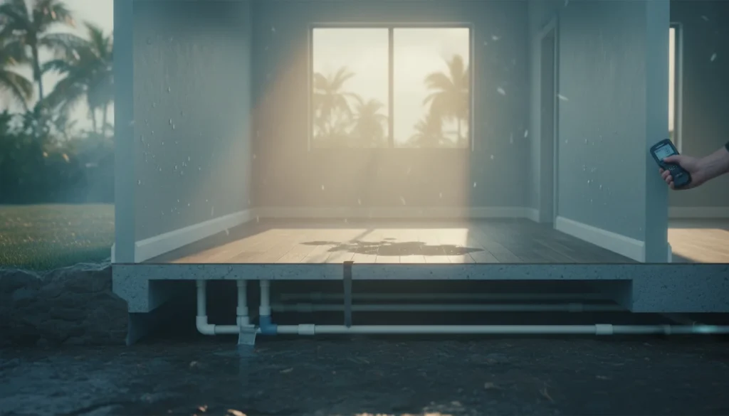 How Florida Humidity in September Makes Slab Leaks Harder to Detect
