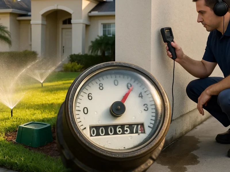 High Water Usage in Tampa: Irrigation vs Slab Leak Guide