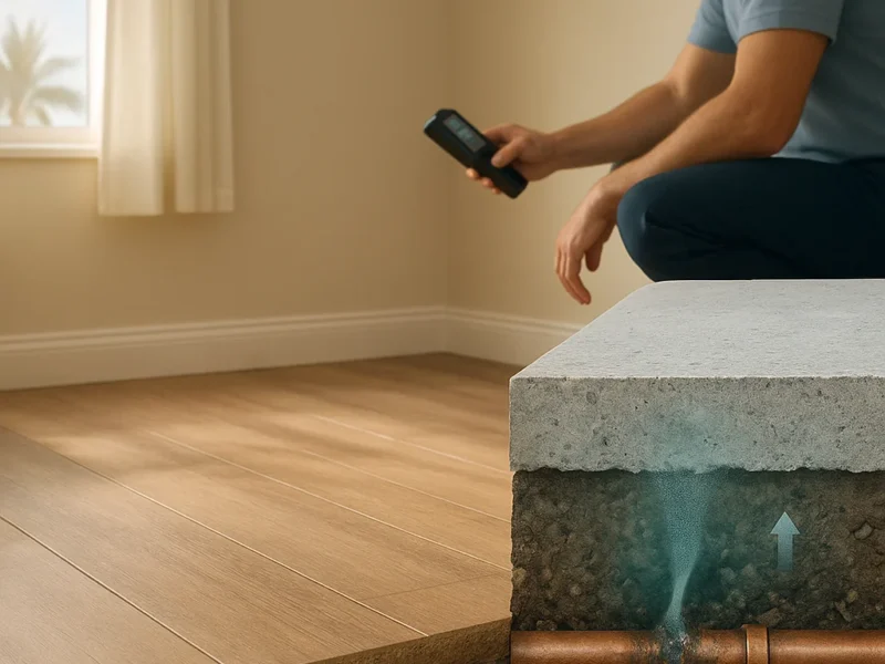 Mold Without Visible Leaks? Orlando Slab Leak Explained
